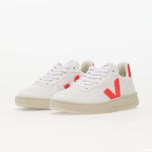 Veja V-10 White Rose Fluo Sneakers